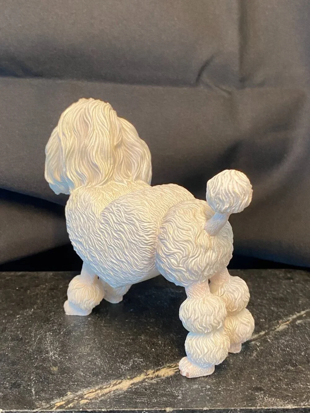 VTG Westland Giftware Poochware White Poodle Figurine 11578 Rare